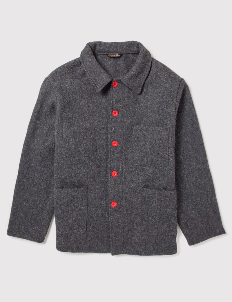 Le Laboureur Wool Work Jacket - Grey