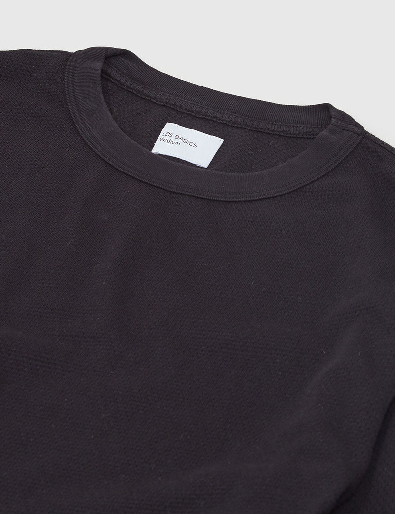 Les Basics Le Long Sleeve T-Shirt - Schwarz