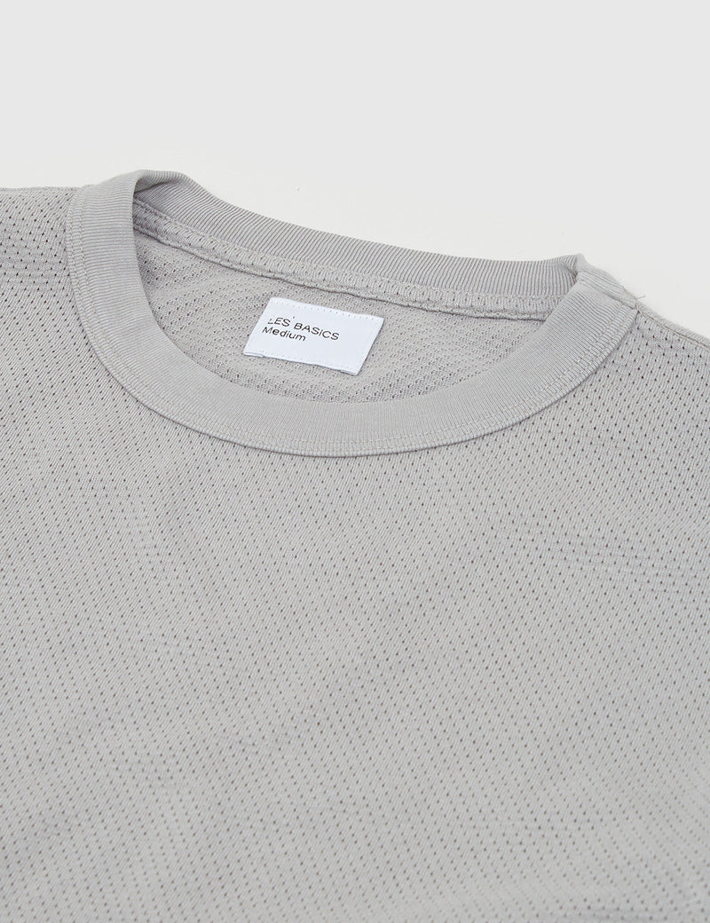 T-Shirt à Manche Longue Les Basics Le - Grey
