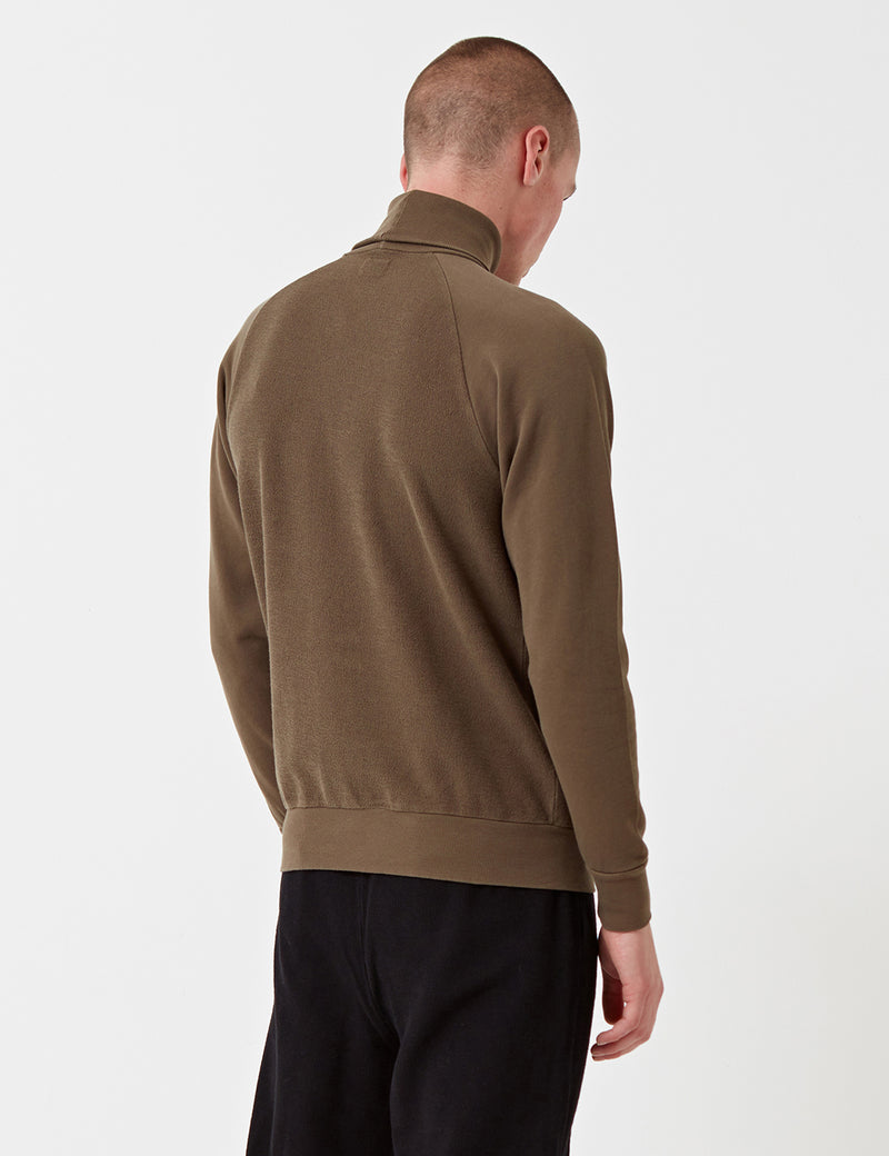 Sweat Les Basics Le Roll Neck - Army Green