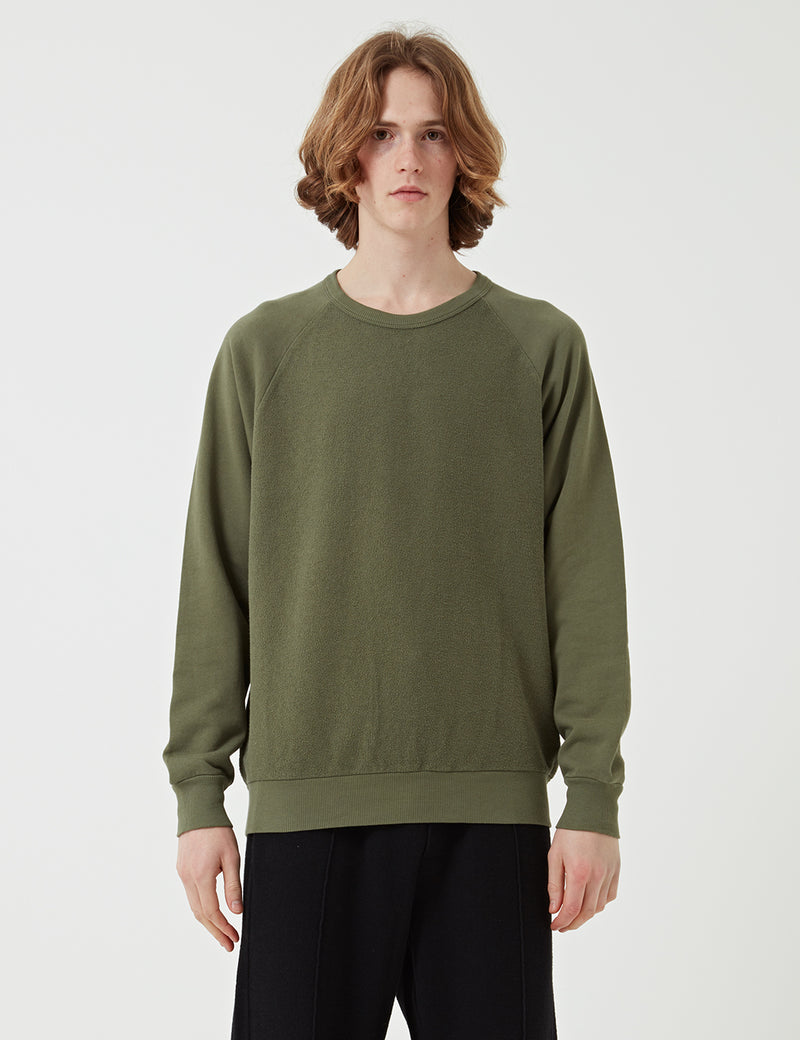 Les Basics Le Loopback Sweatshirt - Ever Green