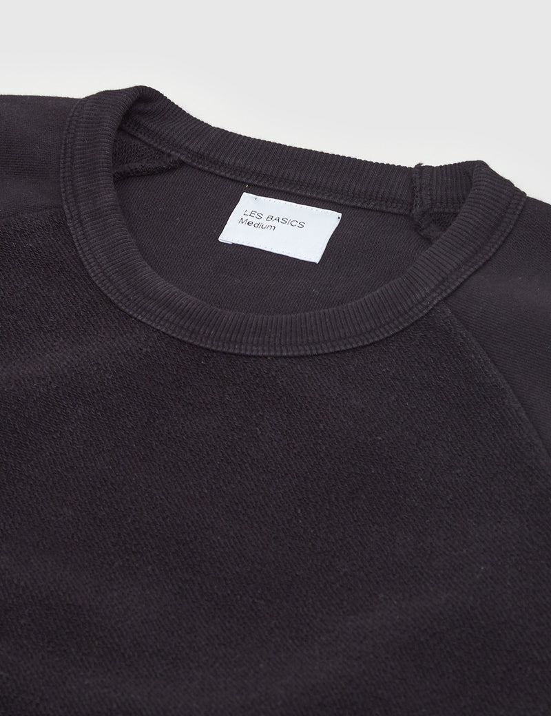Les Basics Le Loopback Sweatshirt - Black