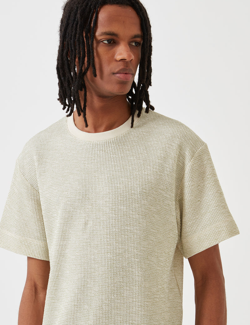 Libertine-Libertine Action T-Shirt - Off White/Green