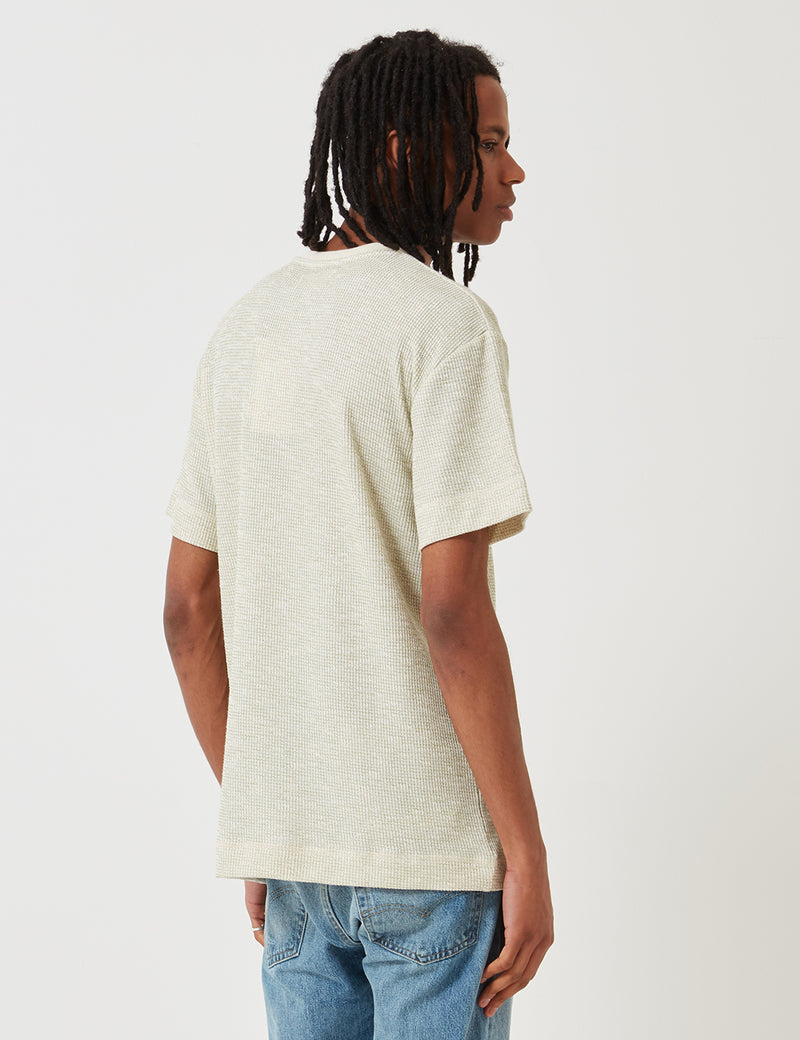 Libertine-Libertine Action T-Shirt - Off White/Green