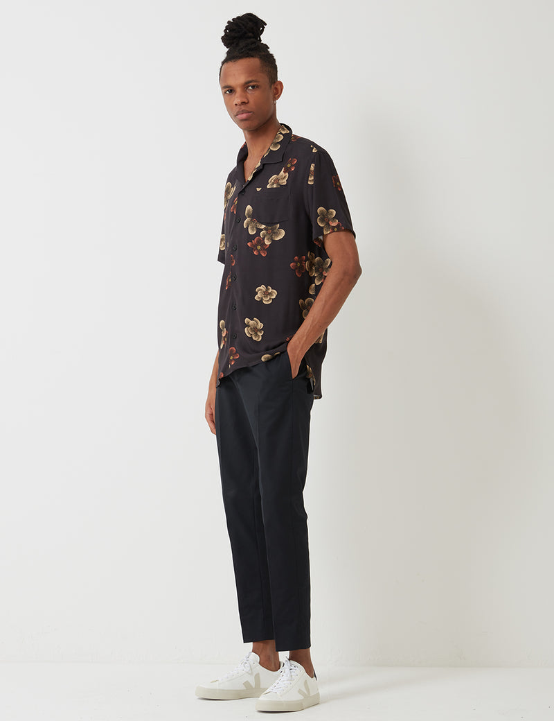 Libertine-Libertine Cave Shirt - Dark Flowers