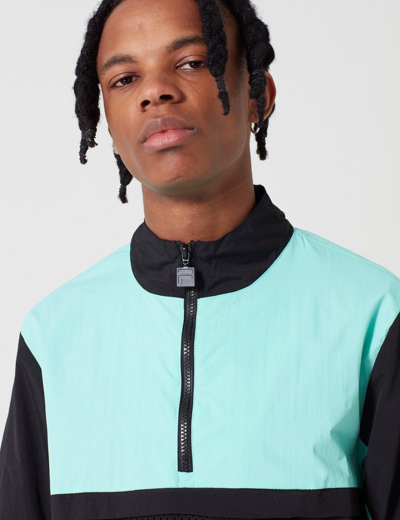 Fila Tyler1/4ジップジャケット-ブラック