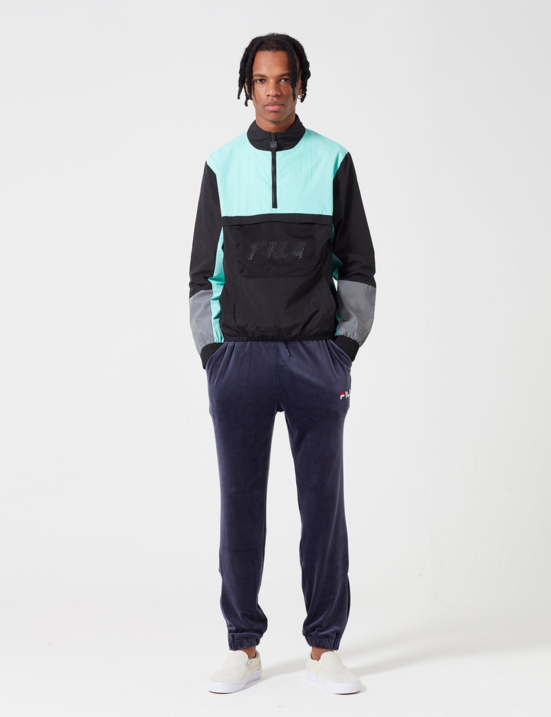 Fila Tyler1/4ジップジャケット-ブラック