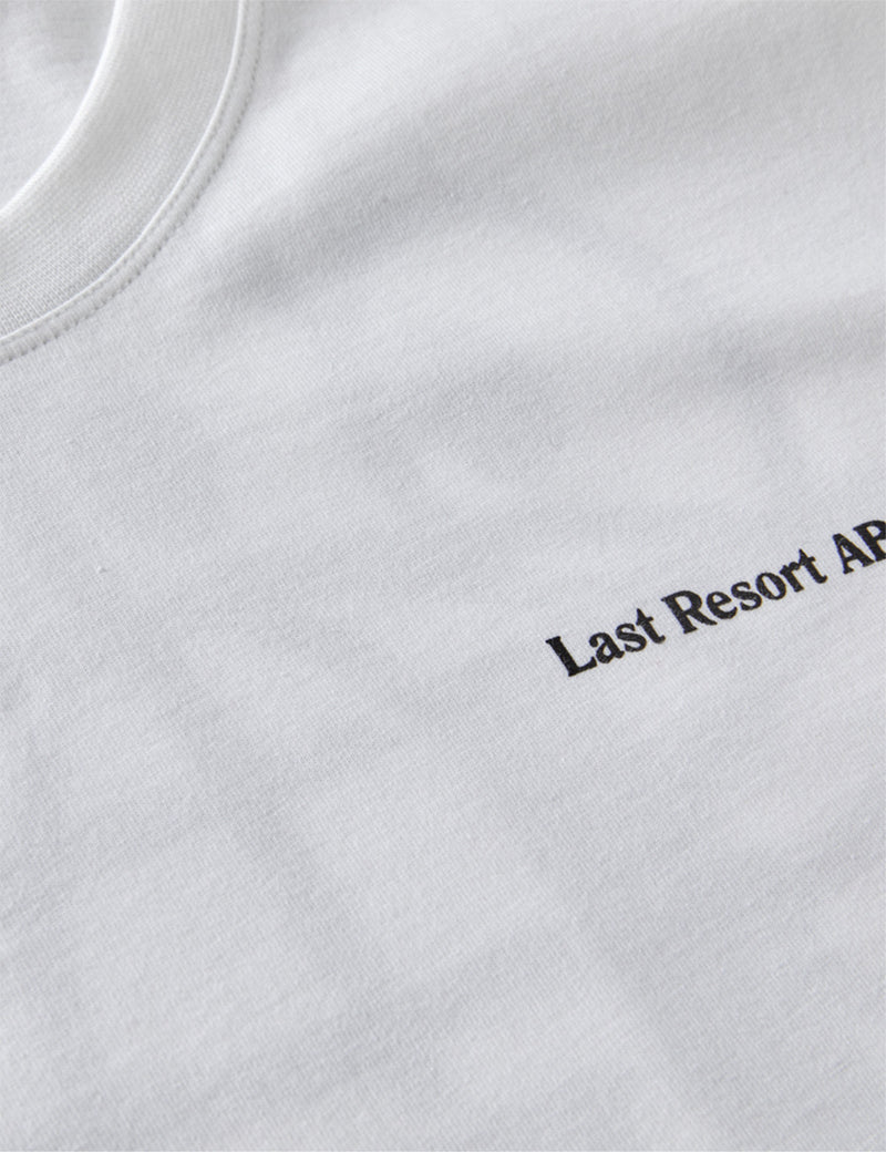 Last Resort AB LRAB Atlas Monogram T-Shirt - Weiß/Schwarz