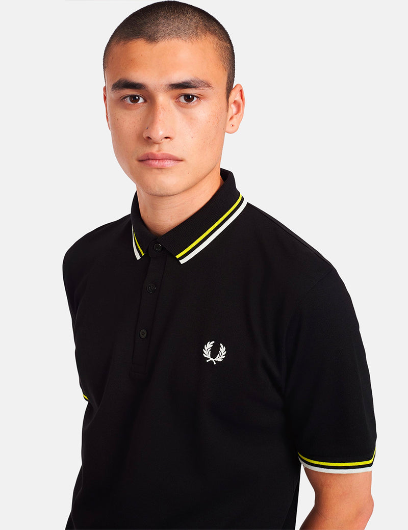 Fred Perry Made in Japan Polo Shirt - Black