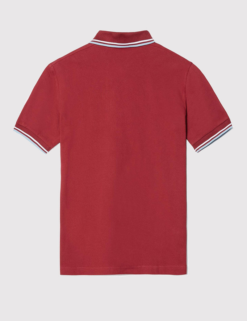 Fred Perry Twin Tipped Polo Shirt - Maroon