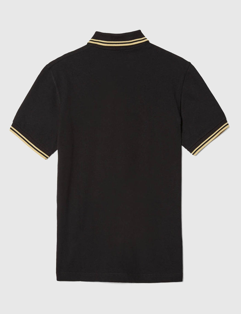 Fred Perry Twin Tipped Polo Shirt - Black