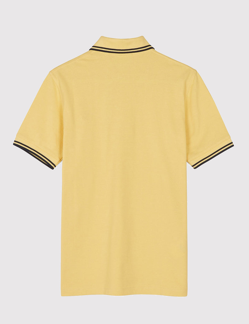 Fred Perry Twin Tipped Polo Shirt - Ice Lemon Yellow