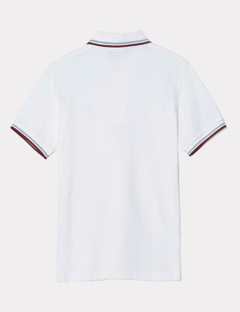 Fred Perry Twin Tipped Polo Shirt - White