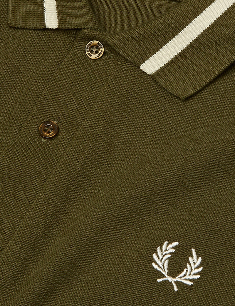 Fred Perry Single Tipped Polo Shirt - Hunting Green