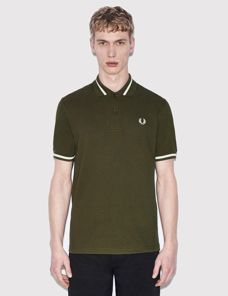 Fred Perry Single Tipped Polo Shirt - Thorn Green