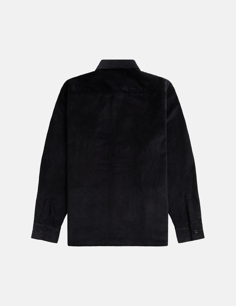 Surchemise en velours côtelé Fred Perry - Noir