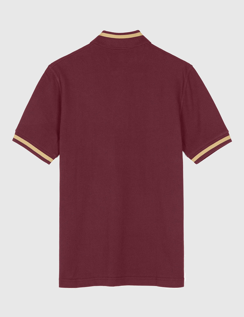 Fred Perry Single Tipped Polo Shirt - Aubergine