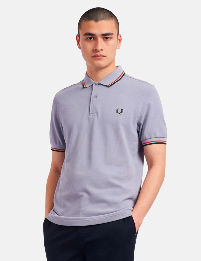 Polo Fred Perry Twin Tipped - Argent des années 50