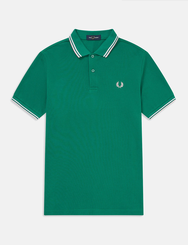 Polo Fred Perry Twin Tipped - Raf Green