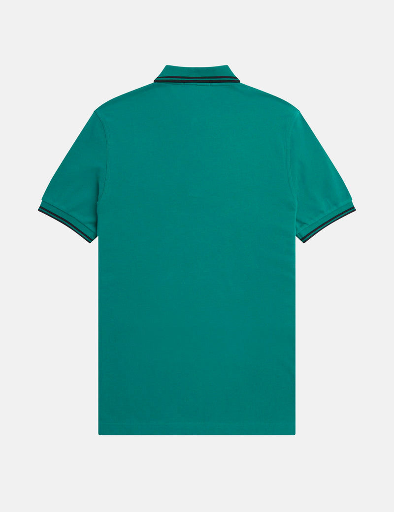 Fred Perry Twin Tipped Polo Shirt - Deep Mint