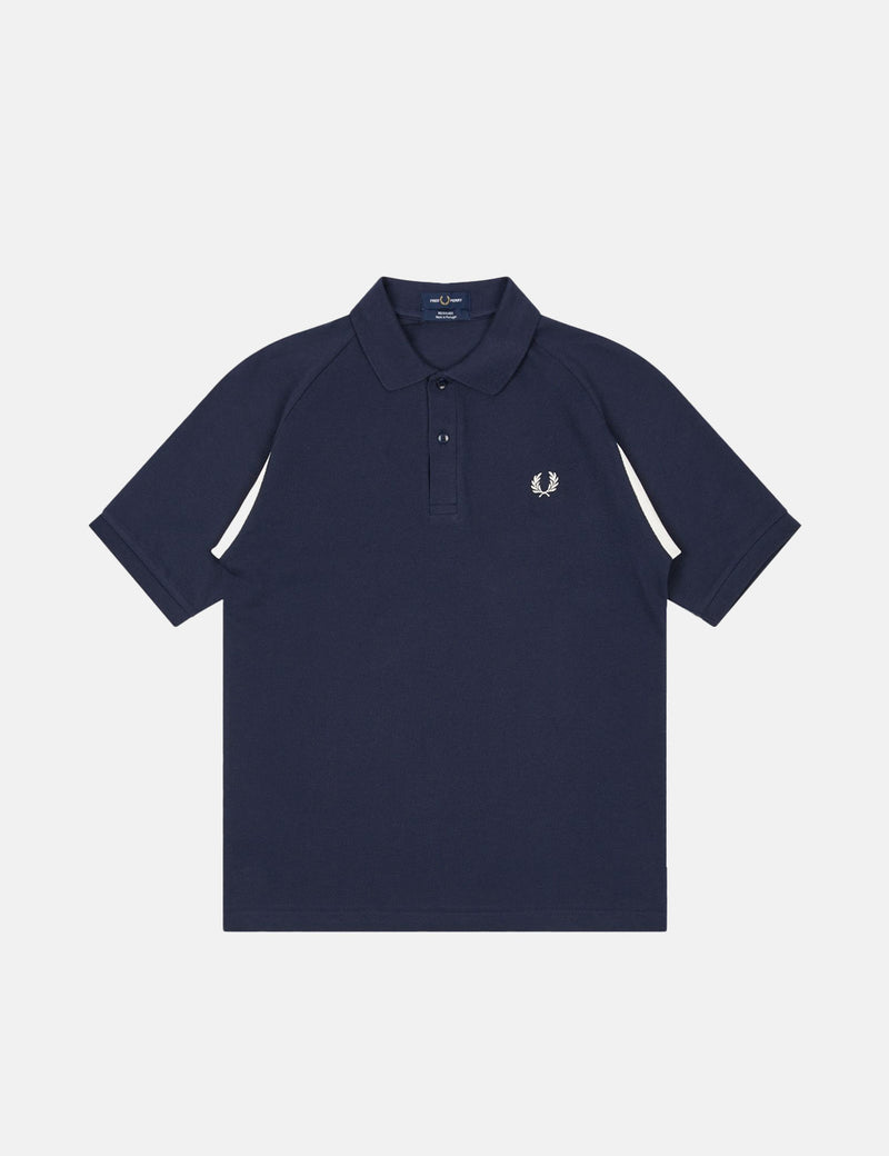 Polo à manches raglan Fred Perry Re-issues - Deep Carbon Grey