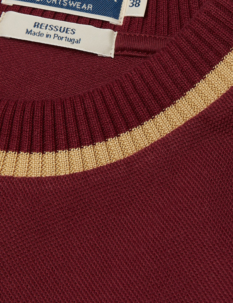 T-Shirt Piqué Col Rond Fred Perry - Aubergine