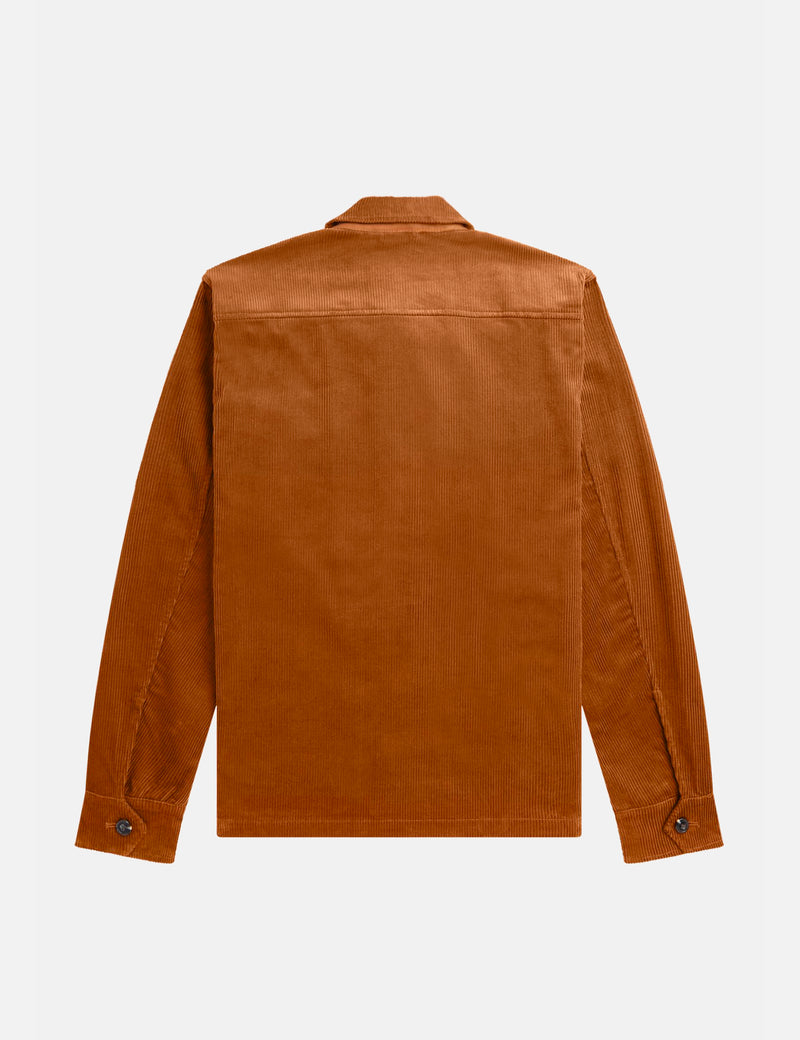 Fred Perry Overshirt (Cord) - Nut Flake Brown