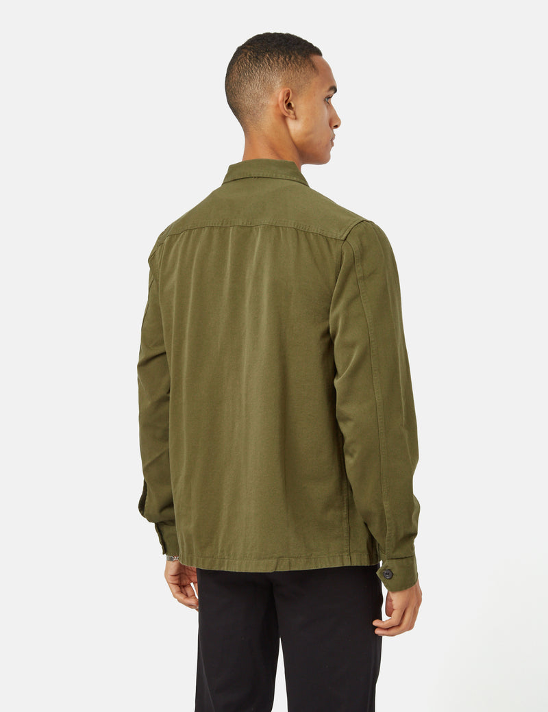 Surchemise Fred Perry Twill - Uniform Green