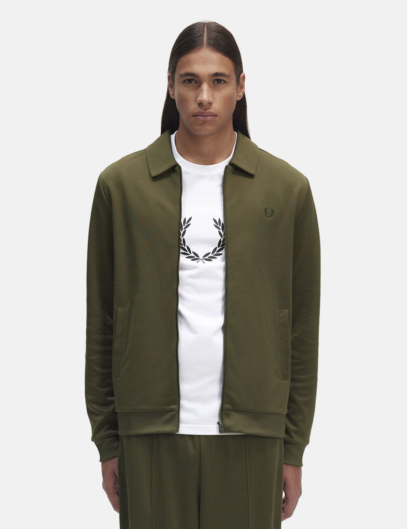 Fred Perry Track Jacket - Uniform Green