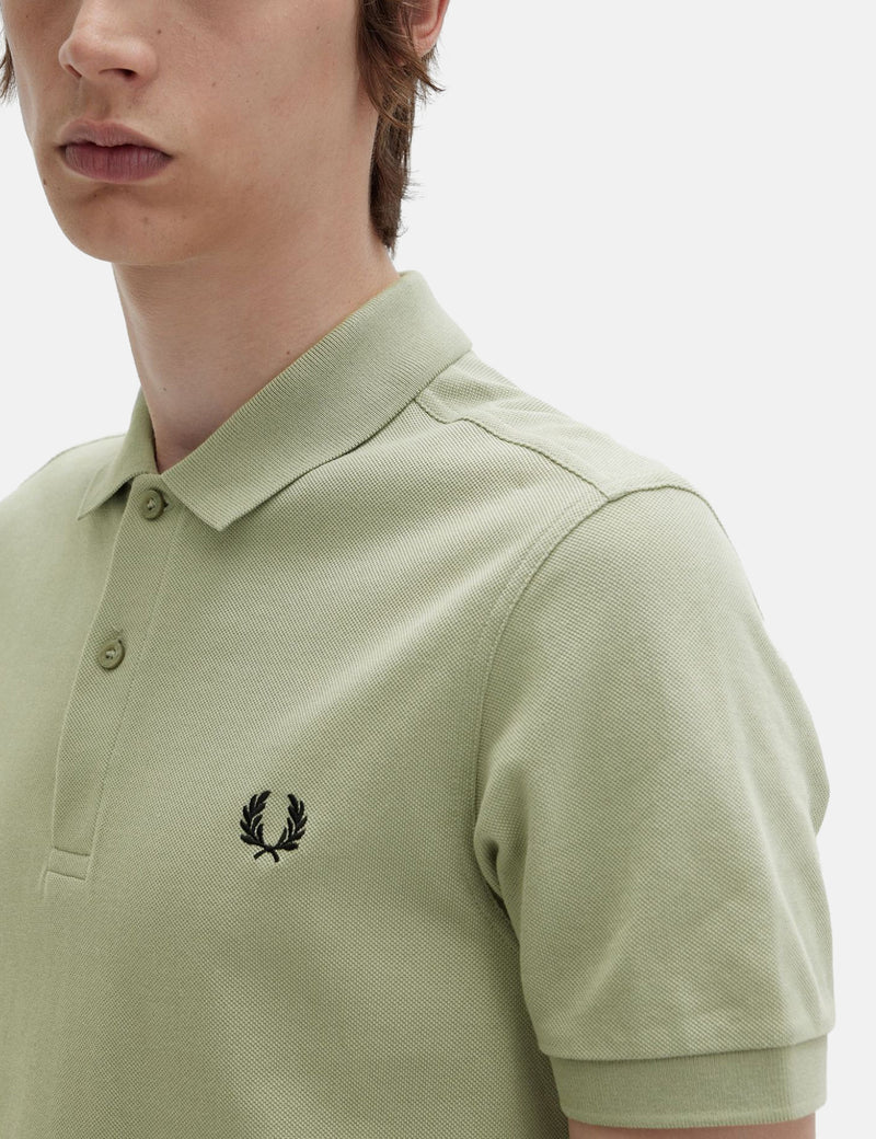 Fred Perry Plain Fred Perry Shirt - Seagrass