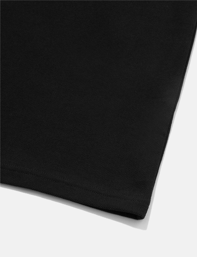 Fred Perry Pocket Detail Pique T-Shirt - Black