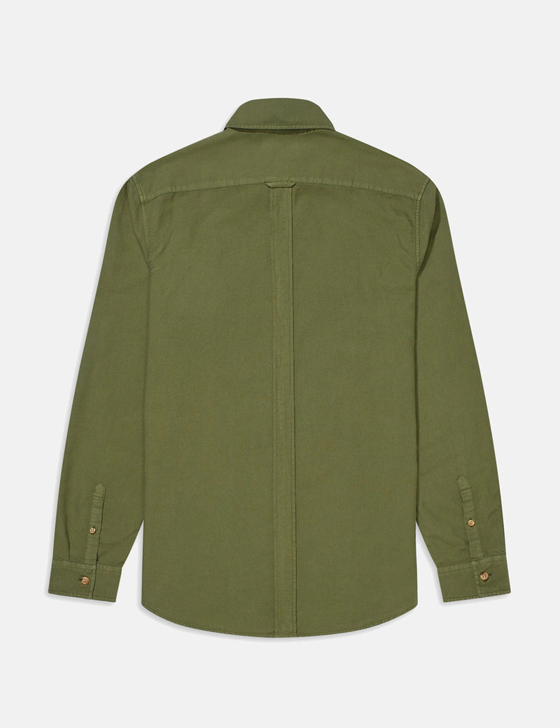 Chemise Surteinte Fred Perry - Vert Militaire