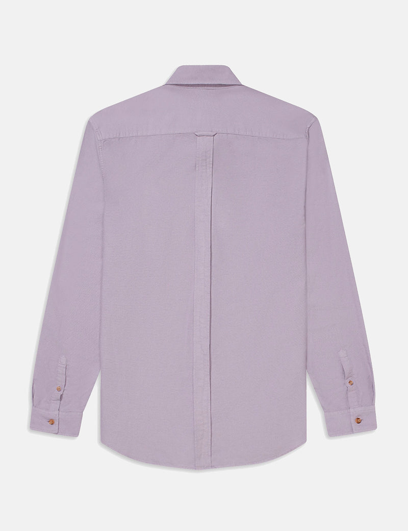 Fred Perry Overdyed Shirt - Dark Lavender