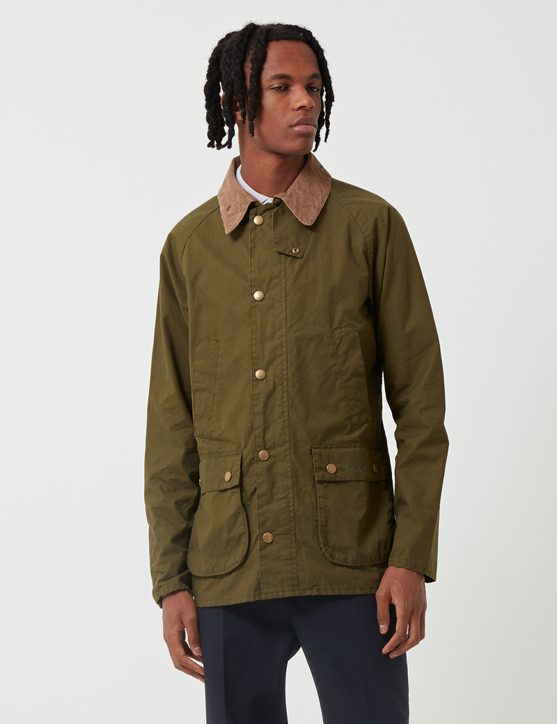 Barbour Washed Bedale (sl) Jacket - Green