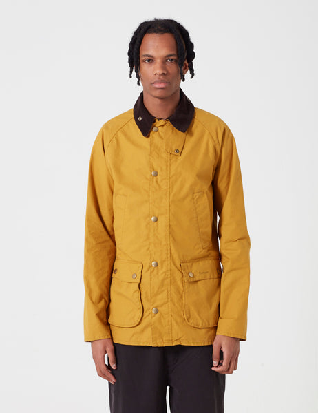 Barbour Washed Bedale sl Jacket Mustard URBAN EXCESS