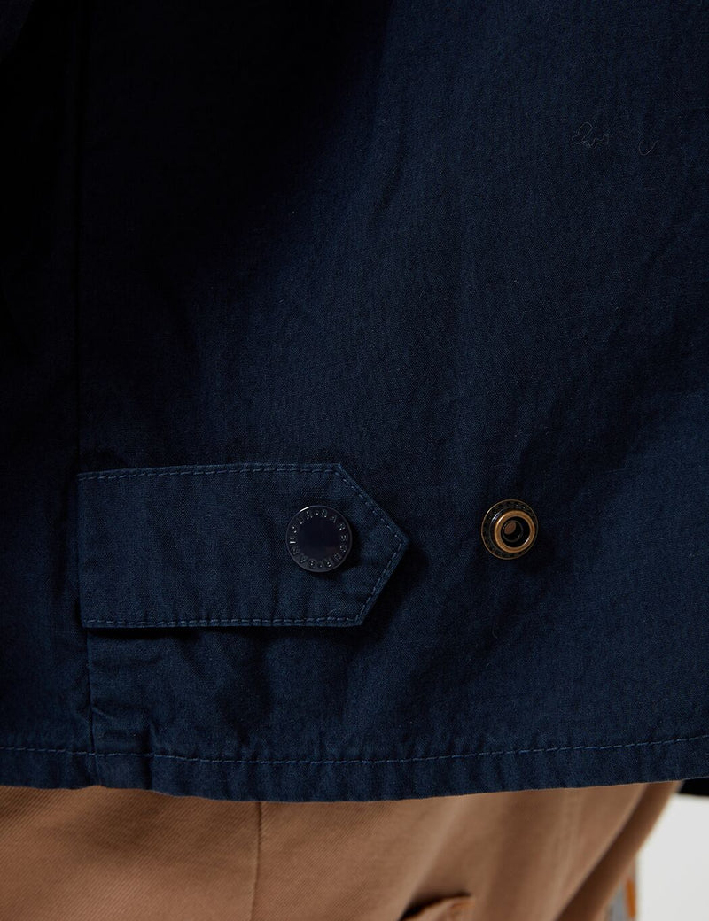 Barbour x Engineered Garments Cowen Washed Casual Jacket - Navy Blue