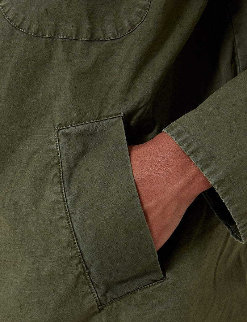 Barbour x Engineered Garments Cowen Washed Casual Jacket - Olive