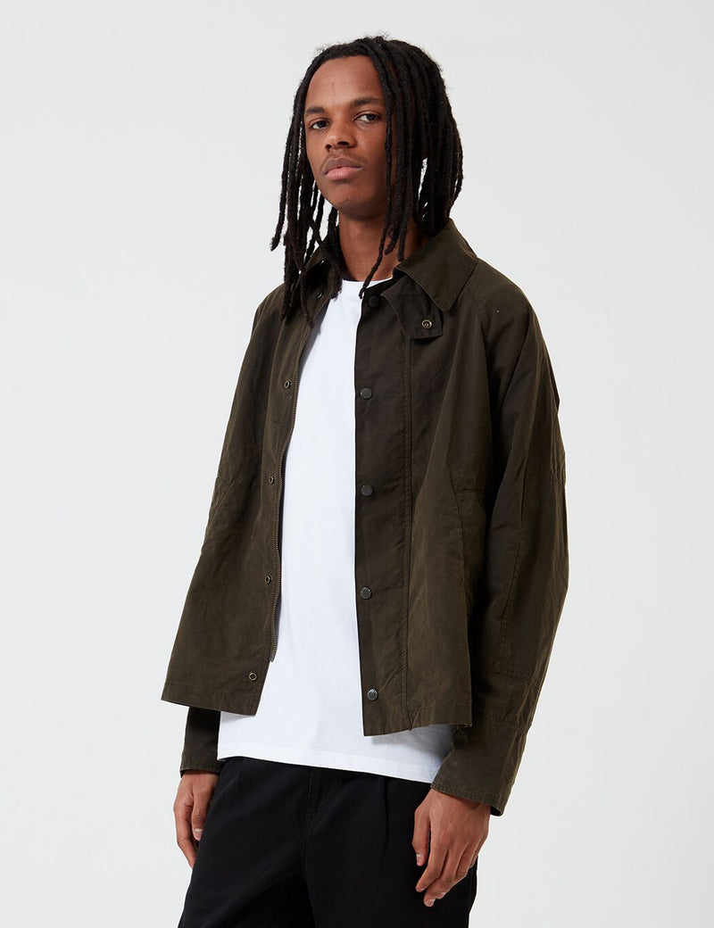 Barbour x Engineered Garments Washed Graham Casual Jacket - Olive