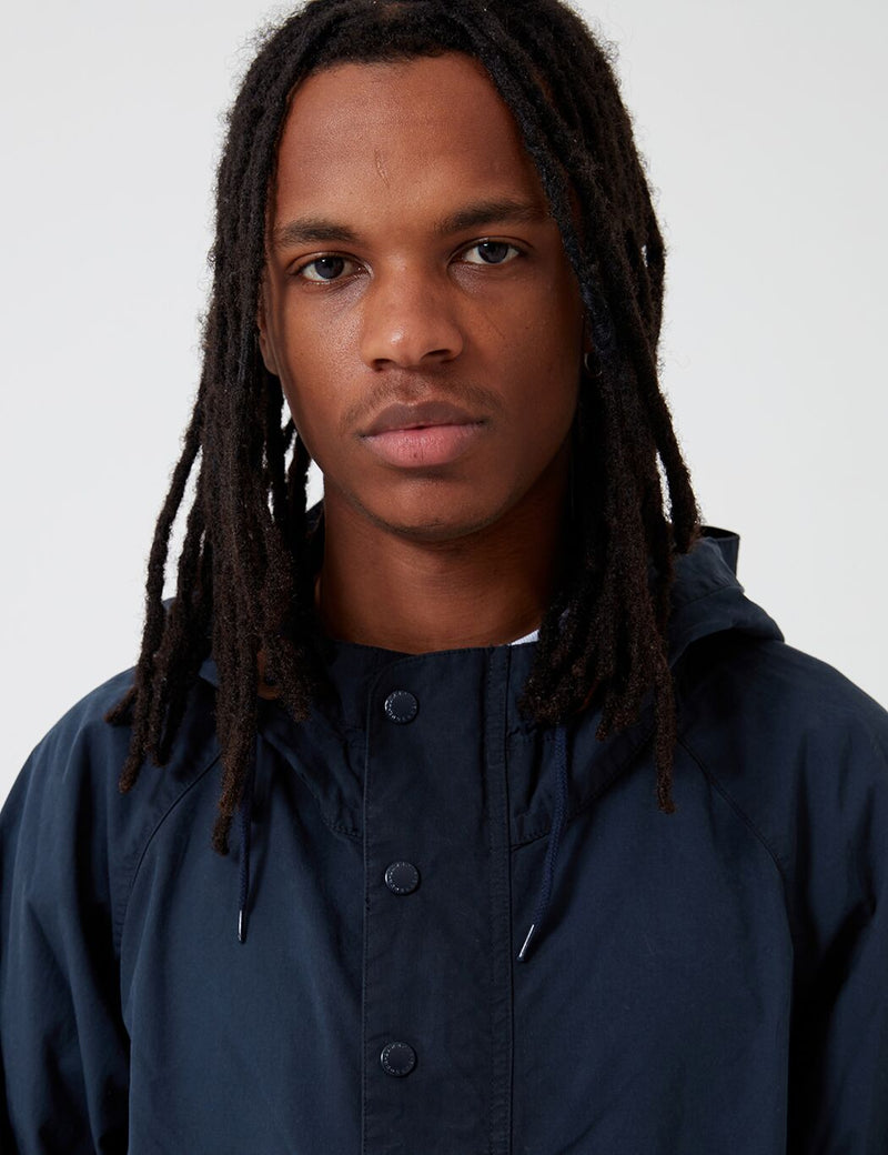 Barbour x Engineered Garments Washed Warby Casual Jacket - Navy Blue