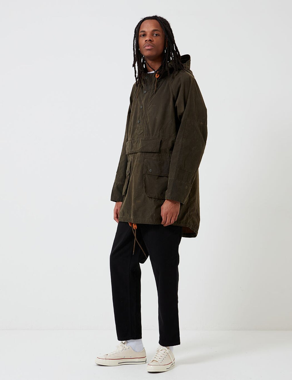Barbour x EG Washed Warby Casual Jacket - Olive | URBAN EXCESS