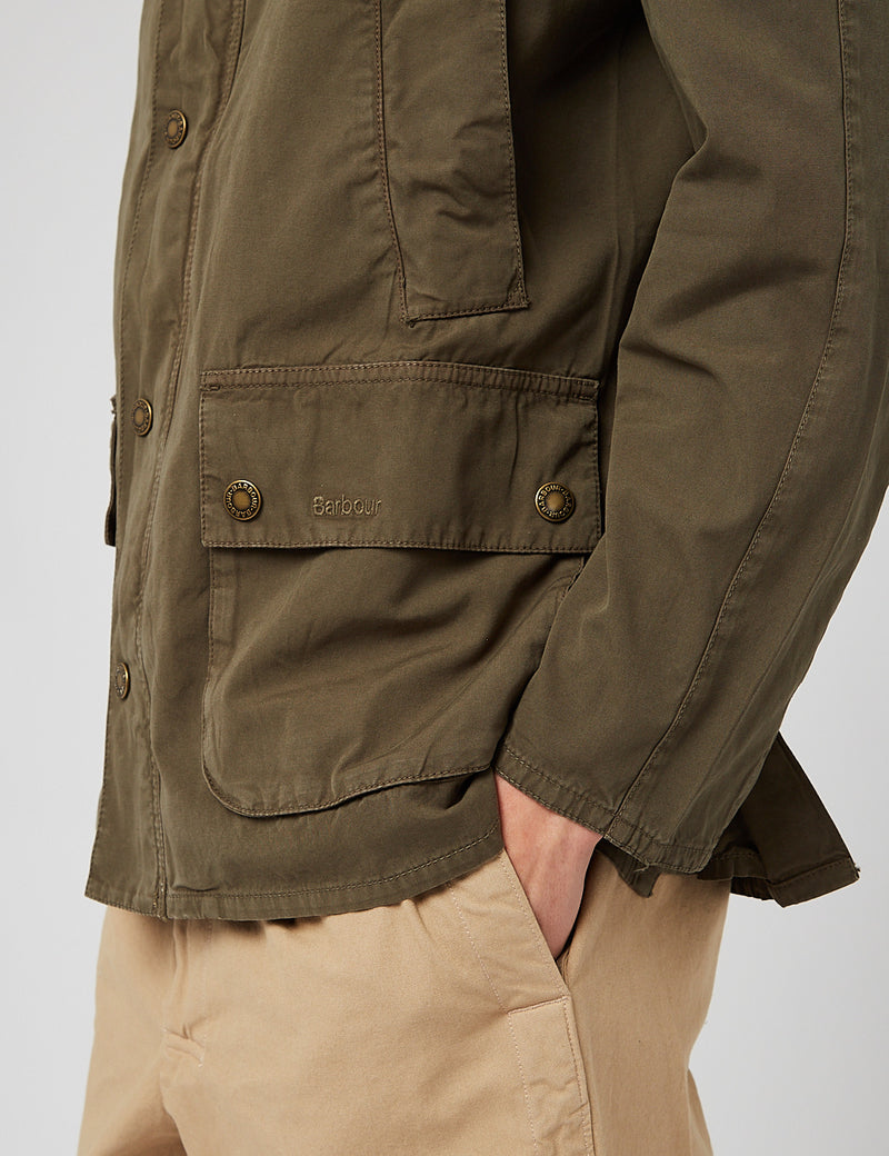 Barbour Ashby Casual Jacket - Olive Green