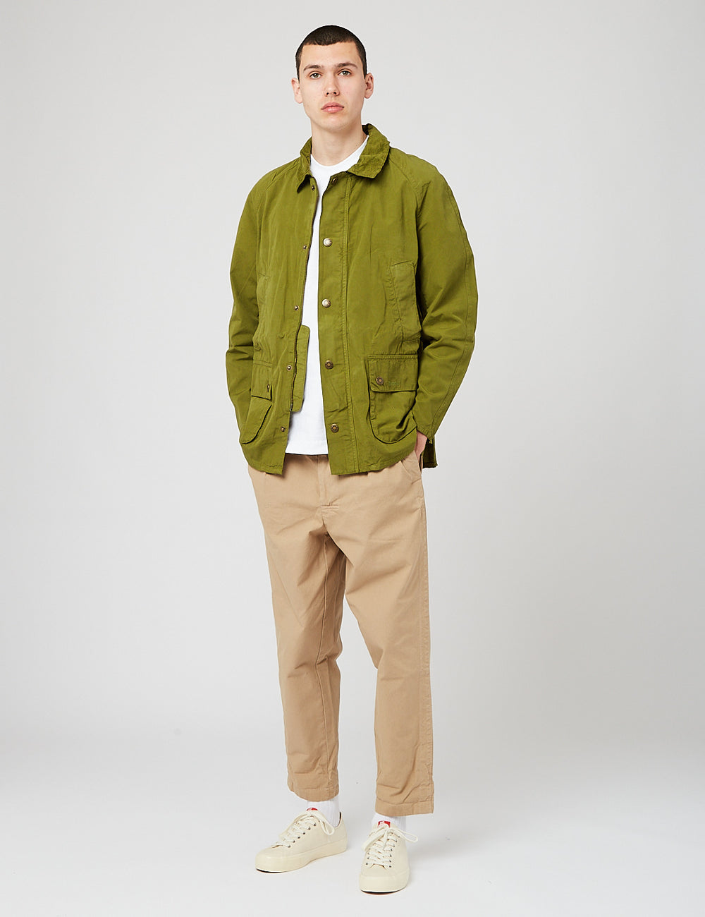 Barbour Ashby Casual Jacket - Pesto Green I URBAN EXCESS