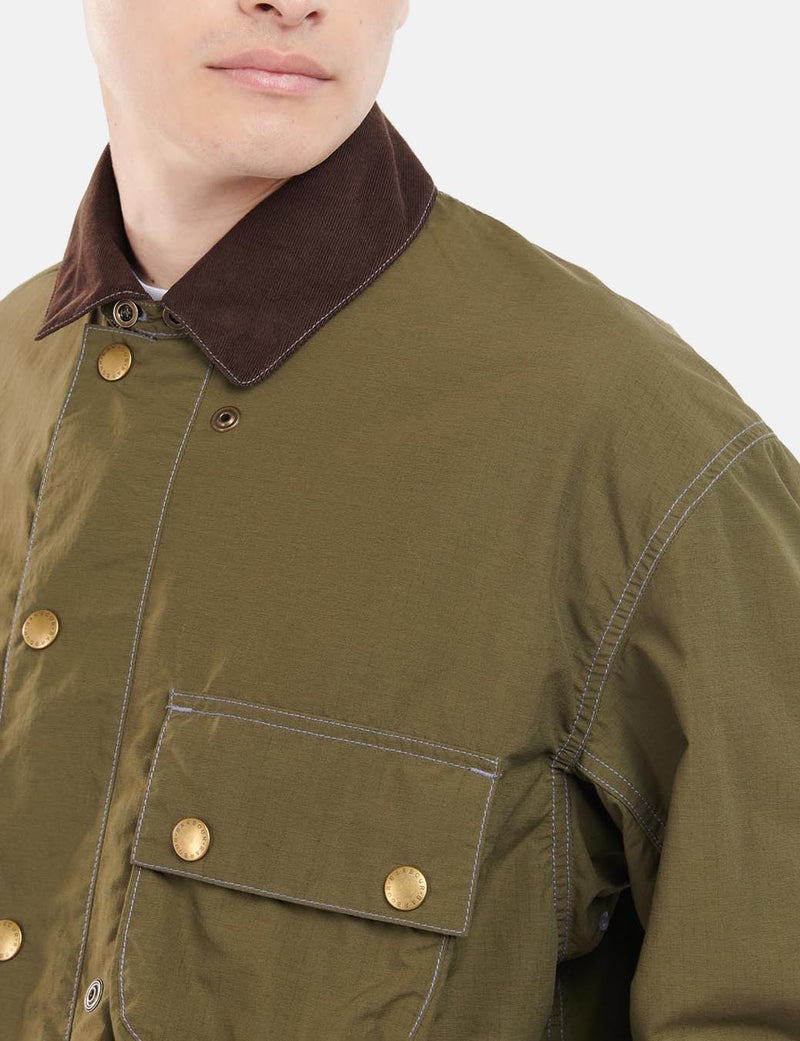 Barbour x And Wander Pivot Jacket - Olive Green