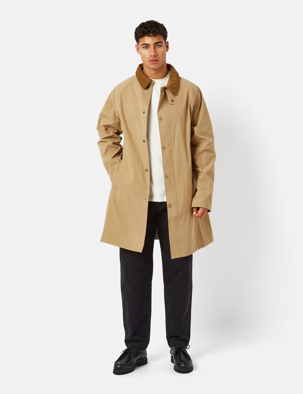 Barbour Ashi Mac Casual - Trench Brown I Urban Excess. – URBAN EXCESS