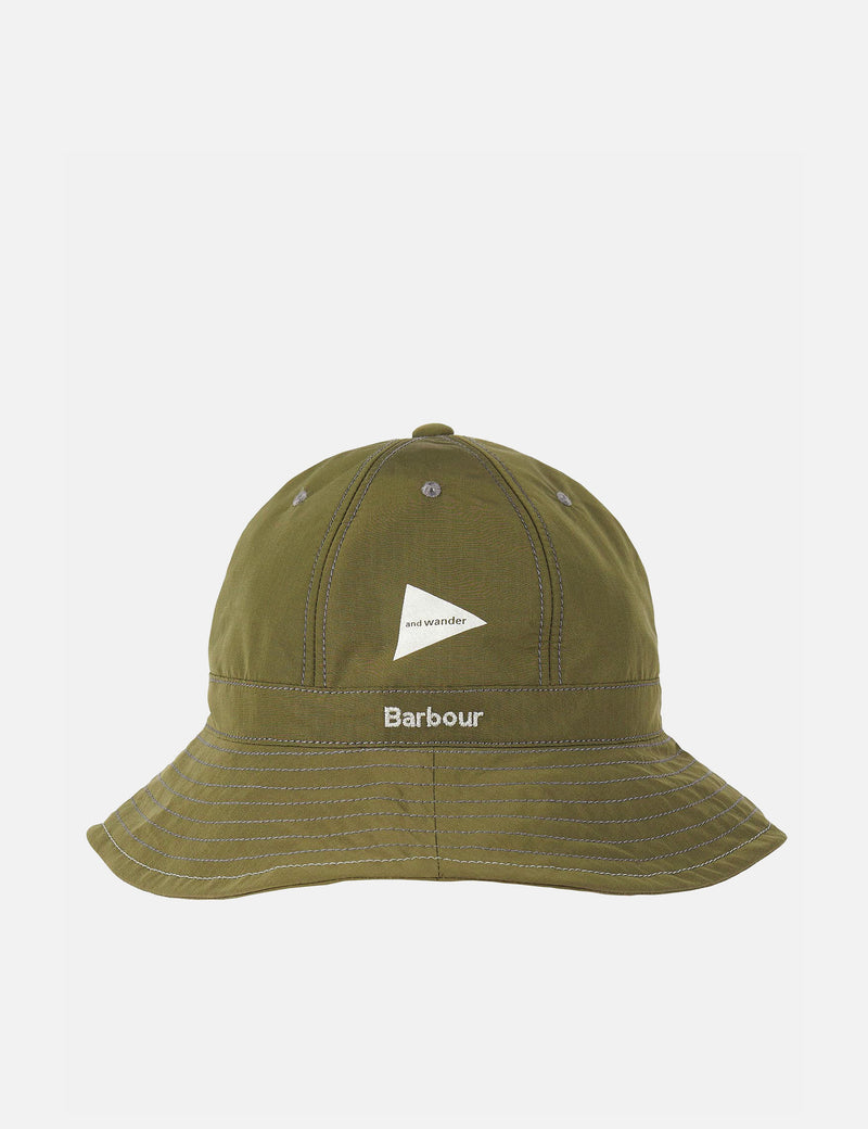 Barbour x And Wander Bucket Hat - Khaki