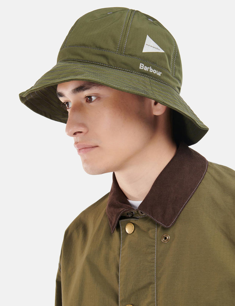 Barbour and wander バケット ハット khaki | hartwellspremium.com