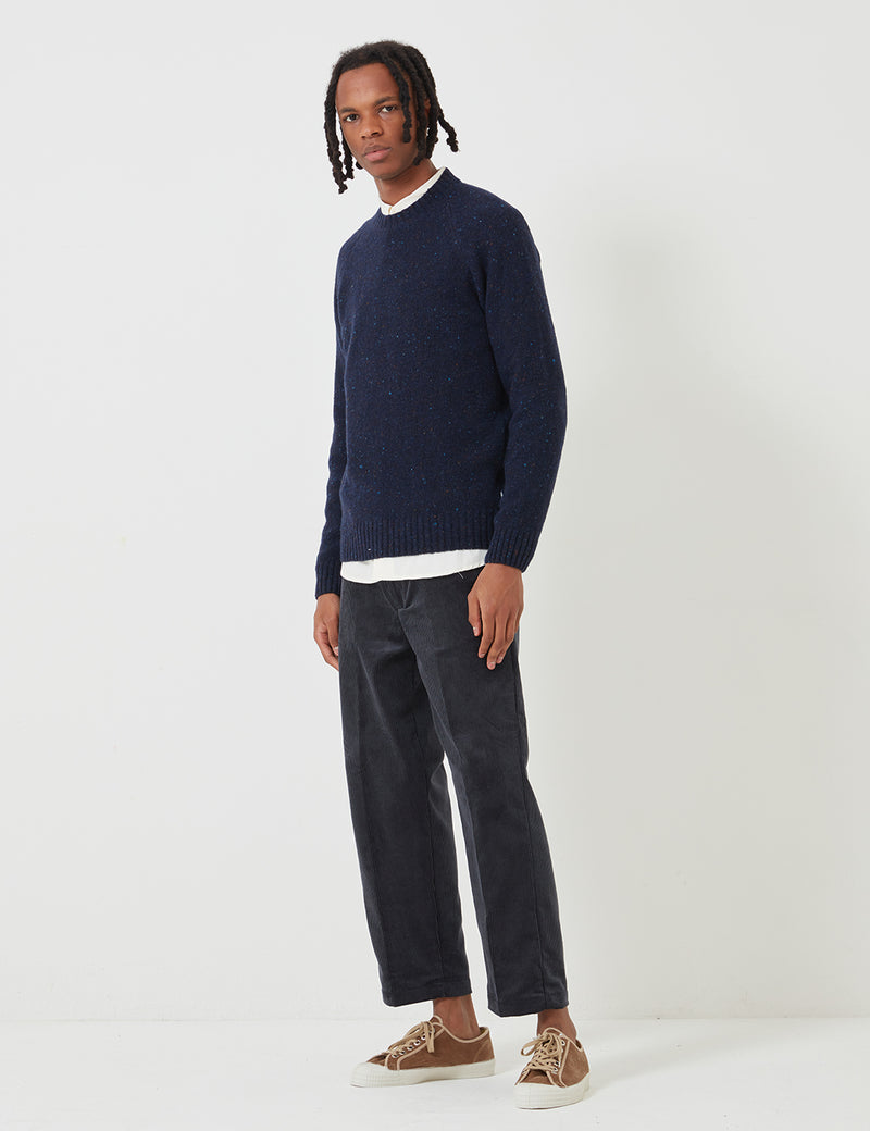 Barbour Leahill Roll Neck Sweatshirt - Navy Blue