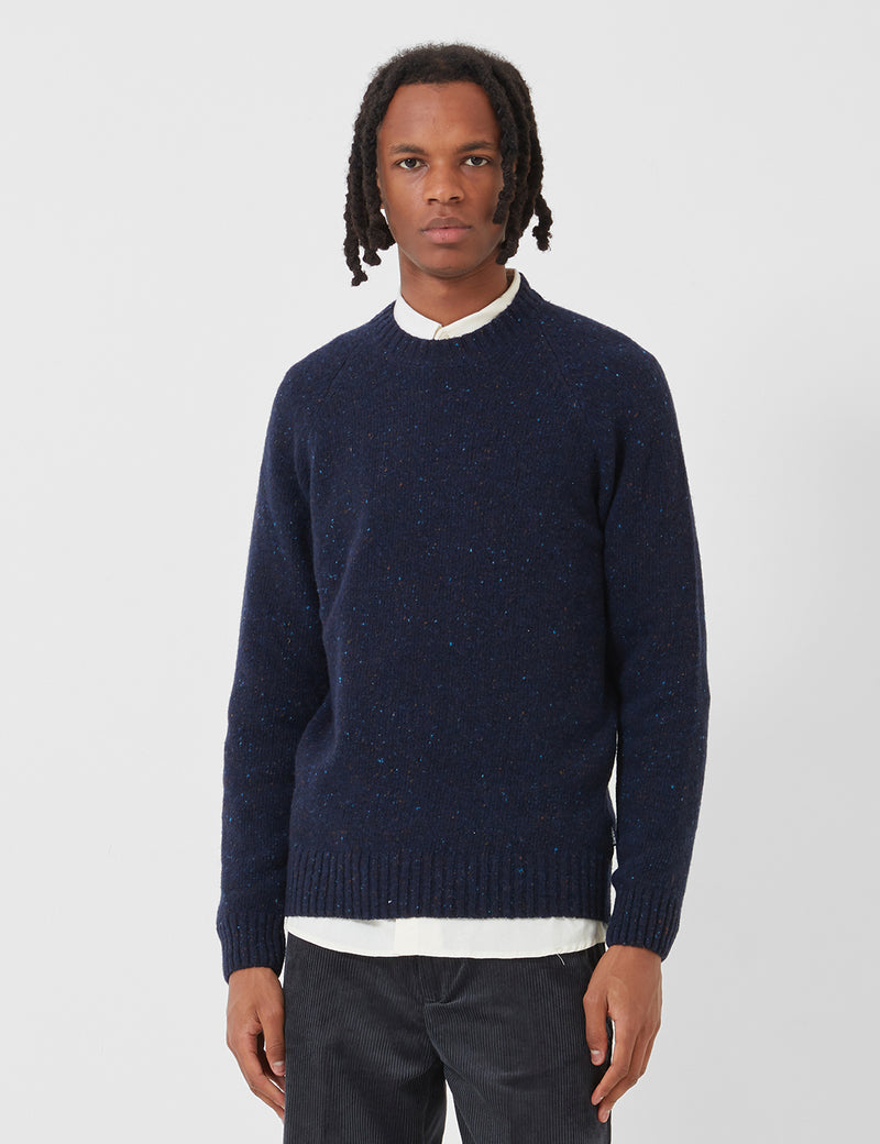 Barbour Leahill Roll Neck Sweatshirt - Navy Blue