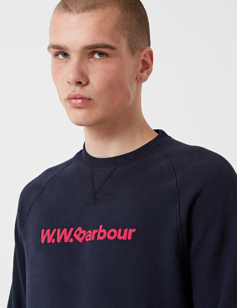 Barbour x Wood Wood Ornsay Sweatshirt - Navy