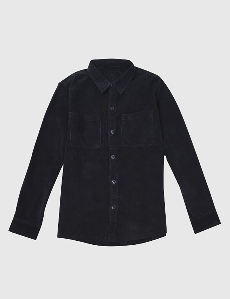 Barbour x Wood Wood Fidra Cord Shirt - Navy